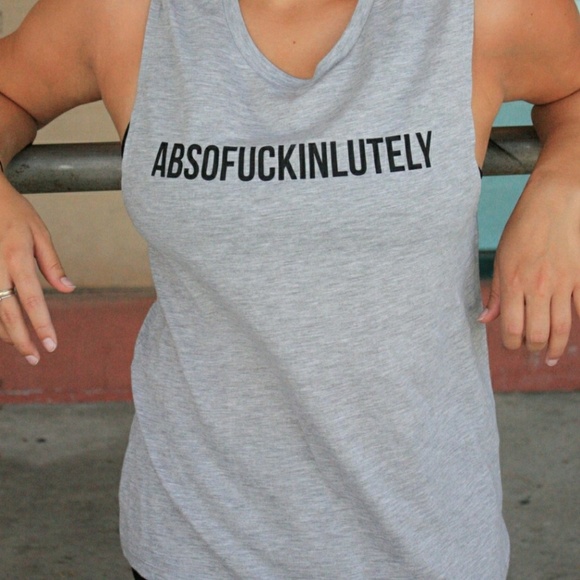 Grey Muscle Tank - Picture 2 of 2